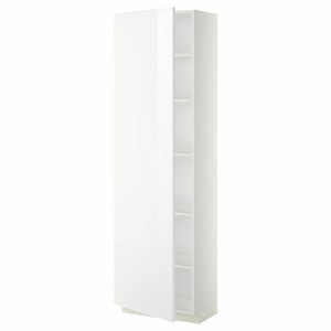 METOD High cabinet with shelves, white/Ringhult white, 60x37x200 cm