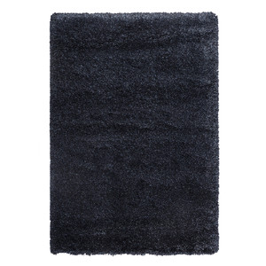 VOLLERSLEV Rug, high pile, dark blue, 160x230 cm