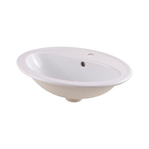 GoodHome Countertop Ceramic Wash-Basin Turso 53.5 x 41 cm, white