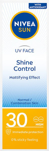 NIVEA Sun Shine Control Mattifying Face Cream With SPF 30+ 50 ml