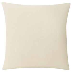 VIDEPLATTMAL Cushion cover, light beige, 40x40 cm