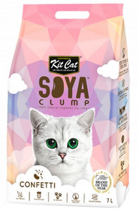 Kit Cat Cat Litter 100% Natural Biodegradable ECO Soya Clump Confetti 7L