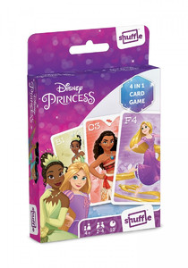 Cartamundi Shuffle Fun Game 4in1 Disney Princess 4+