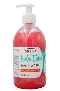 ON LINE Kids Time Hand Wash Melon & Hibiscus 500ml