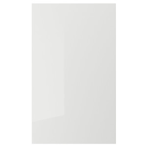 RINGHULT Door, high-gloss light grey, 60x100 cm
