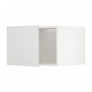 METOD Top cabinet for fridge/freezer, white/Stensund white, 60x40 cm