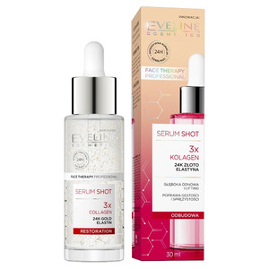 EVELINE Face Therapy Professional Restoring Serum Shot 3xCollagen 30ml