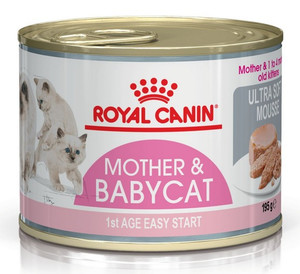 Royal Canin Mother & Babycat Instinctive Mousse Wet Cat Food 195g