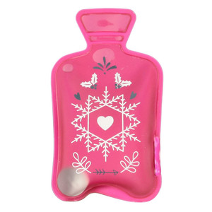 Instant Hot Water Bottle Star, pink