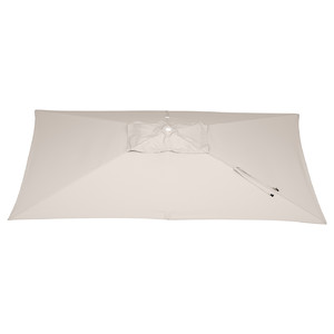 SVALÖN Parasol canopy, light grey-beige, 300x200 cm