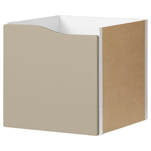 KALLAX Insert with door, beige, 33x33cm