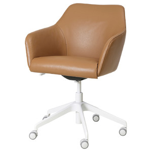 TOSSBERG / LÅNGFJÄLL Conference chair, Grann light brown/white