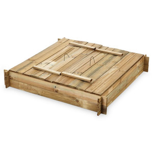 Sandbox with Cover/Bench 120 x 120 x 20 cm