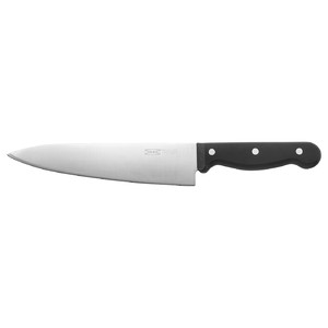 VARDAGEN Cook's knife, dark grey, 20 cm