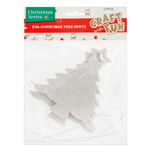 Christmas Decorations Eva Christmas Tree White 2pcs
