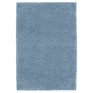 ALMTJÄRN Bath mat, blue, 60x90 cm