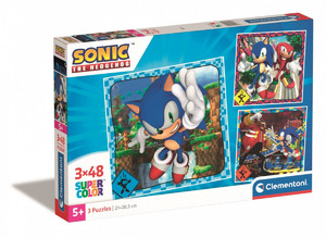 Clementoni Children's Puzzle Sonic 3x48pcs 5+