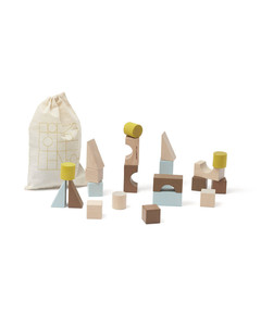 Kid's Concept Building Blocks, wood, 3+