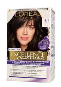 L'Oreal Excellence Cool Creme Hair Dye 4.11 Ultra Ash Brown