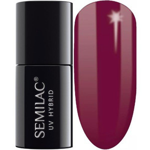 SEMILAC Hybrid Gel Polish 028 Classic Wine - 7 ml