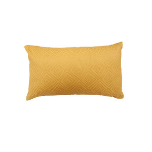 GoodHome Cushion Jacquard 30 x 50 cm, light gold