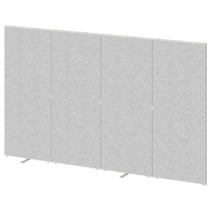 SIDORNA Room divider, grey, 320x195 cm