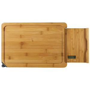 Chopping Board with Scale and Knife Sharpener 3in1