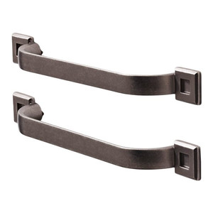GoodHome Cabinet Handle Murri D 220 mm, silver, 2 pack