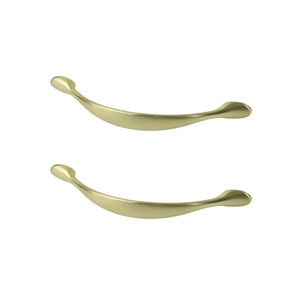 Furniture Handle Chervil 158 mm, brushed brass