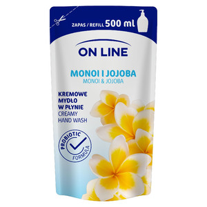 On Line Creamy Hand Wash Monoi & Jojoba Refill 500ml