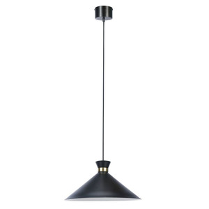 GoodHome Pendant Lamp Apennin 35W E27, black