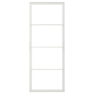 SKYTTA Sliding door frame, white, 77x196 cm