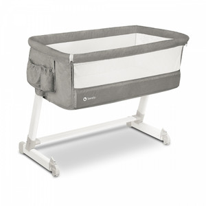 Lionelo Bedside Cot Theo, concrete