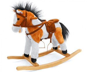 Milly Mally Rocking Horse, light brown, 10m+
