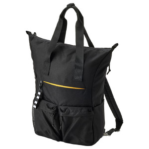VÄRLDENS Backpack, black, 26 l