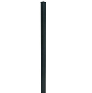 GoodHome Neva Aluminium Square Fence Post 183 cm, anthracite