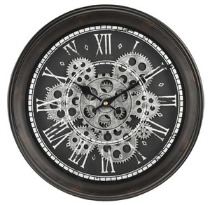Wall Clock Romain, silver