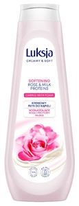 Luksja Creamy & Soft Softening Bath Foam Rose & Milk Proteins 93% Natural Vegan 900ml