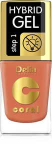 Delia Cosmetics Coral Hybrid Gel Nail Polish no. 81  11ml