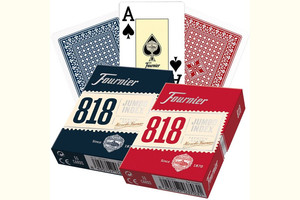 Fournier Playing Cards 818 - Red/Blue (2 Jumbo Index) 12+