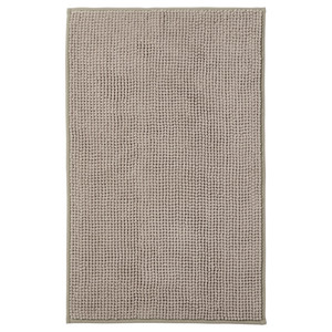 TOFTBO Bath mat, dark beige, 50x80 cm