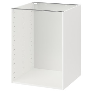 METOD Base cabinet frame, white, 60x60x80 cm