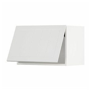 METOD Wall cabinet horizontal, white/Stensund white, 60x40 cm