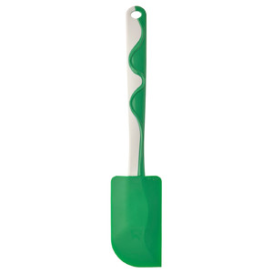 GUBBRÖRA Rubber spatula, green/white