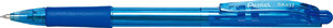 Pentel Retractable Ballpoint Pen BK417, blue, 10pcs