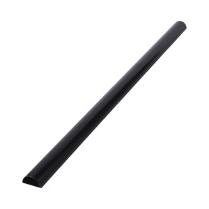 Cable Cover Strip D-line 50x25x1000 mm, semi-circular, black