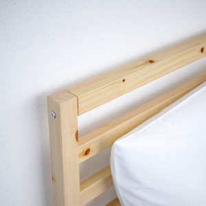 TARVA Bed frame, pine/Lindbåden, 160x200 cm