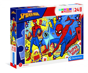 Clementoni Children's Puzzle Supercolor Spider-Man 24pcs 3+