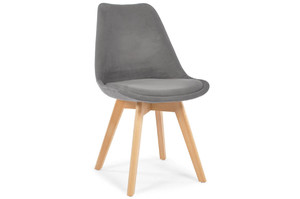Upholstered Dining Chair Bolonia Lux, graphite