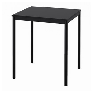 SANDSBERG Table, black, 67x67 cm